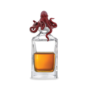 RED OCTOPUS DECANTER